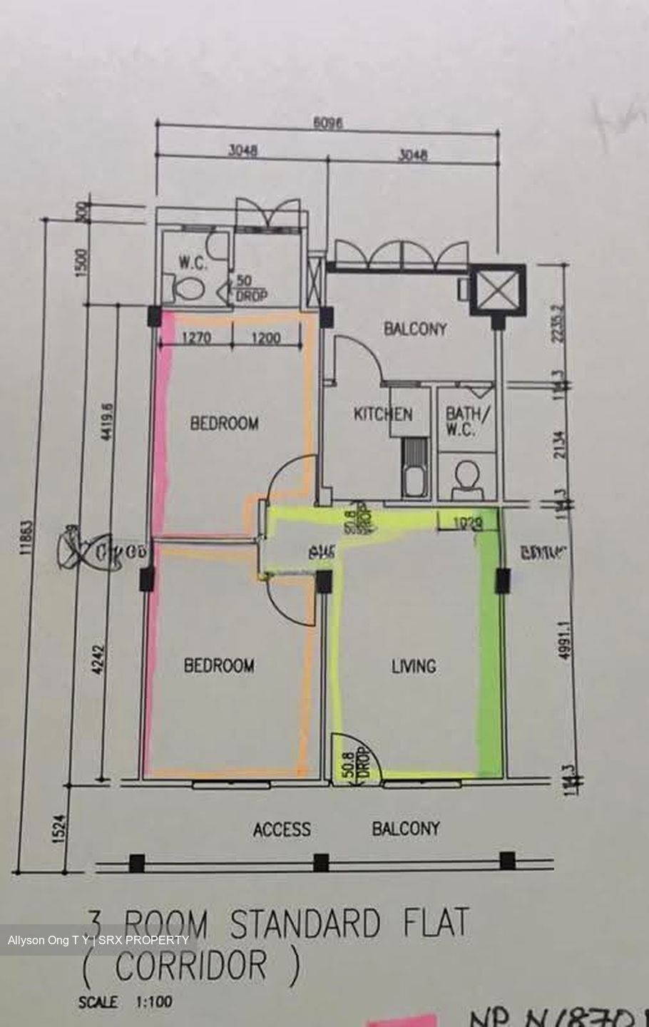 Blk 48 Macpherson Garden (Geylang), HDB 3 Rooms #630218731
